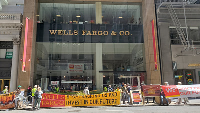 Climate Activists Occupy Wells Fargo Global Headquarters:April 25, 2022